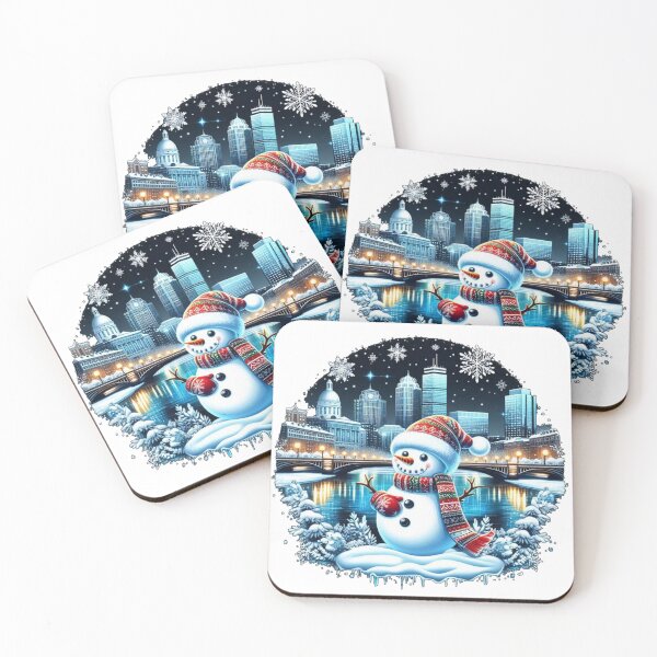 Item preview, Christmas in Boston Charles River designed and sold by LavIsInTheAir.