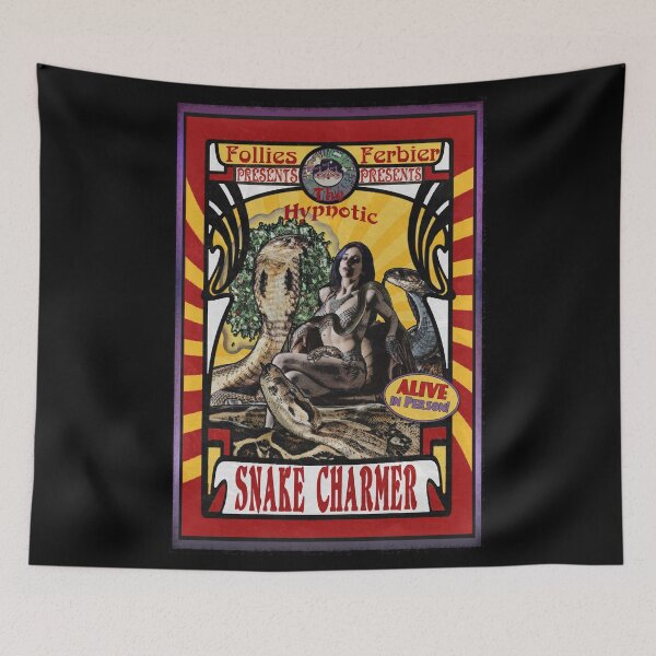 Item preview, The Snake Charmer (vintage Poster) designed and sold by torg.