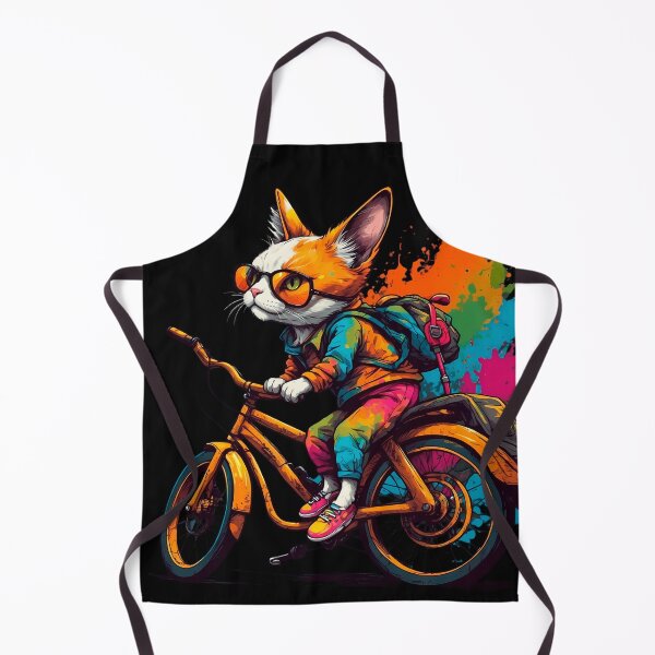 Item preview, Calico cat on a bike designed and sold by Furrifico.