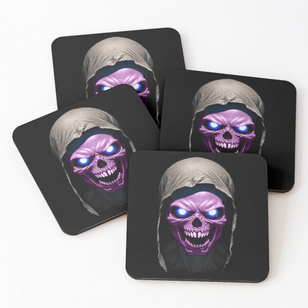 Item preview, Enraged Orc Wizard Purple Skull designed and sold by hauntedtees.