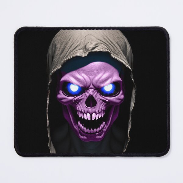 Item preview, Enraged Orc Wizard Purple Skull designed and sold by hauntedtees.