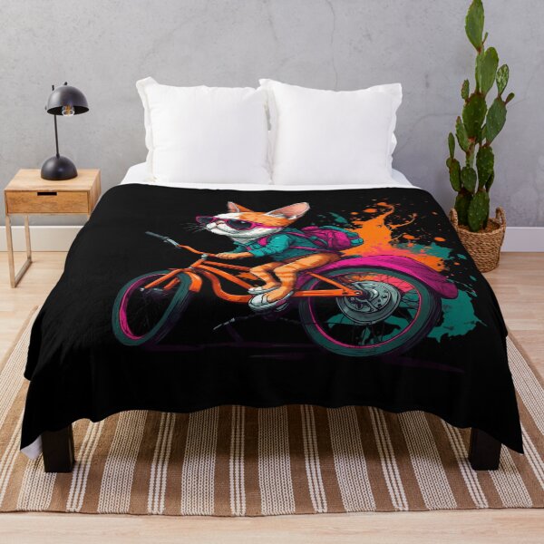 Item preview, American shorthair cat on a bike designed and sold by Furrifico.