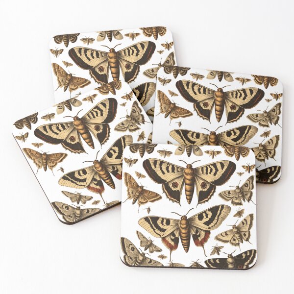 Item preview, Victorian Moth Insect Vintage Style Illustration designed and sold by oliverkite.