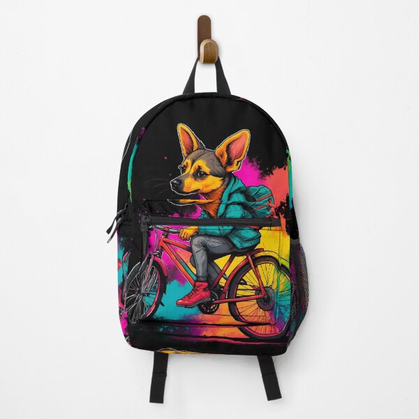 Item preview, German Sheppard dog on a bike designed and sold by Furrifico.