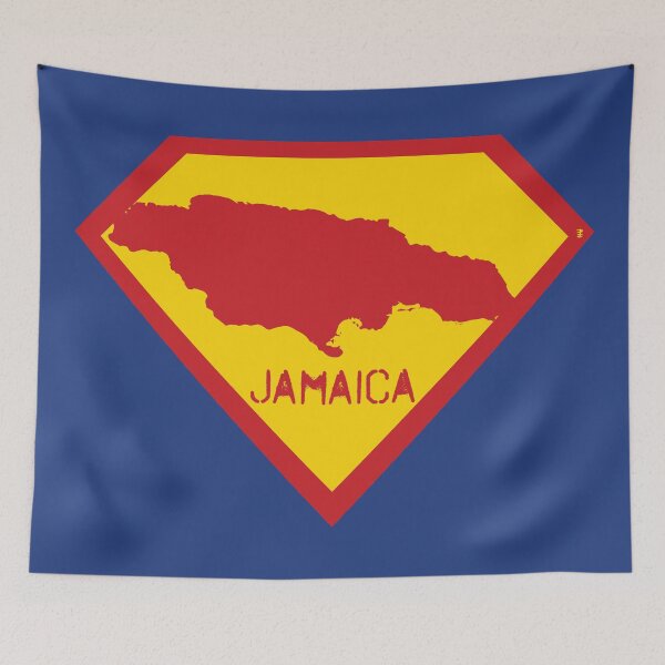 Item preview, JAMAICA - Freedom Is The Superpower - SUPERHERO design designed and sold by pelagio.