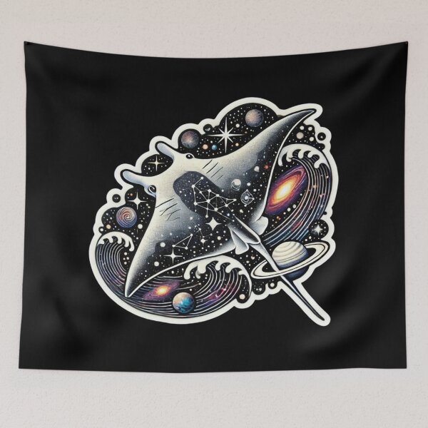 Item preview, Cosmic Manta Ray designed and sold by PinUpPizzazz.
