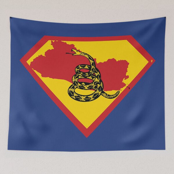 Item preview, El Salvador - Freedom Is The Superpower - Gadsden Snake Flag - Dont Tread On Me SUPERHERO design designed and sold by pelagio.