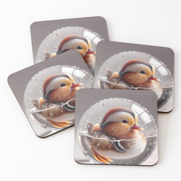 Item preview, Baby mandarin duck in a glass bubble designed and sold by WalterGomes.