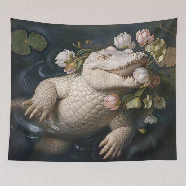 Item preview, Romantic White Alligator designed and sold by vwcallais.