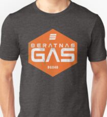 Camiseta ajustada Beratnas Gas - Distressed Logotipo