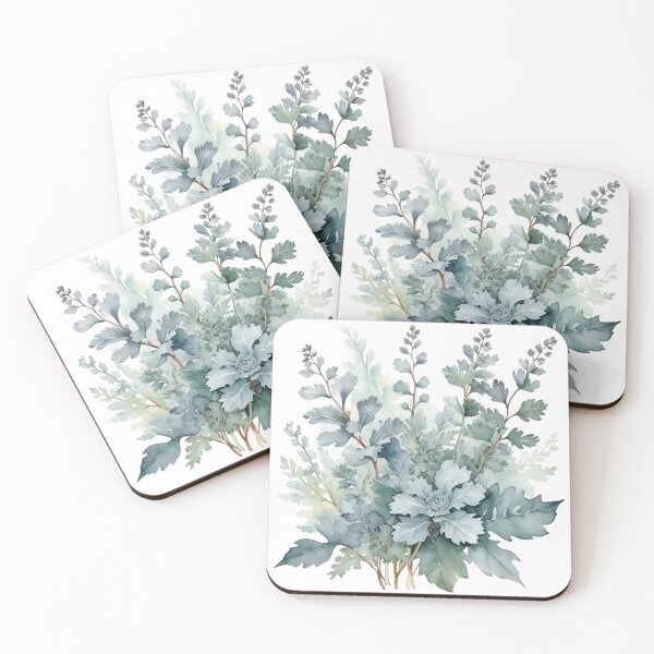 Item preview, Serene Silver Foliage 01 designed and sold by I-HERE.