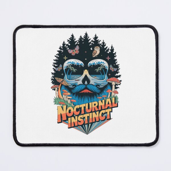 Item preview, Nocturnal Instinct Skull, Butterflies, Stars, NATURE CLASSIC T-SHIRT designed and sold by inkfluenceart.