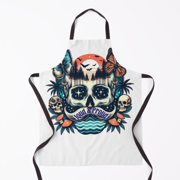 Item preview, LOUD AND PROUD Skull, Butterflies, Stars, NATURE CLASSIC T-SHIRT designed and sold by inkfluenceart.