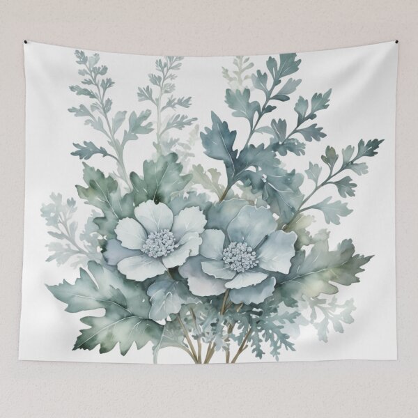 Item preview, Serene Silver Foliage 04 designed and sold by I-HERE.