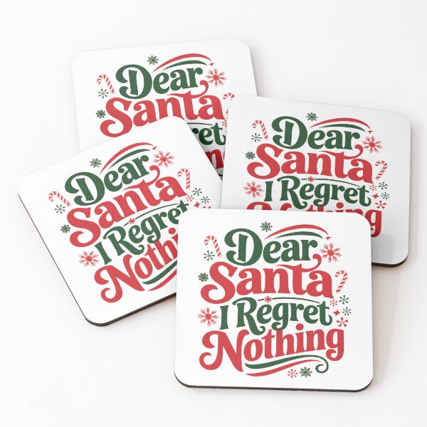 Item preview, Dear Santa I Regret Nothing designed and sold by BuxomBabe21.