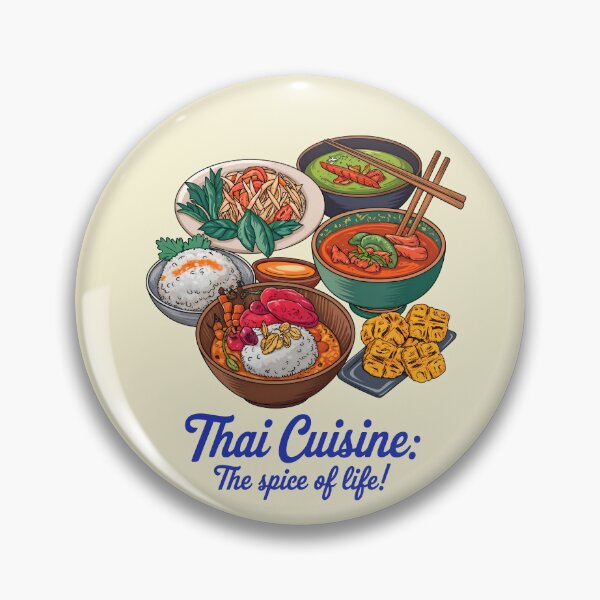 Item preview, Thai Cuisine The Spice Of Life Food Quote designed and sold by TheArtOfPat.