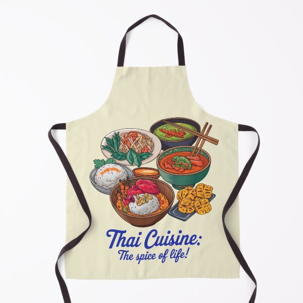 Item preview, Thai Cuisine The Spice Of Life Food Quote designed and sold by TheArtOfPat.