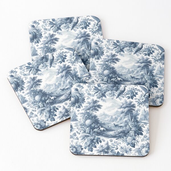 Item preview, Blue and White Toile Patter designed and sold by ecupirate99.