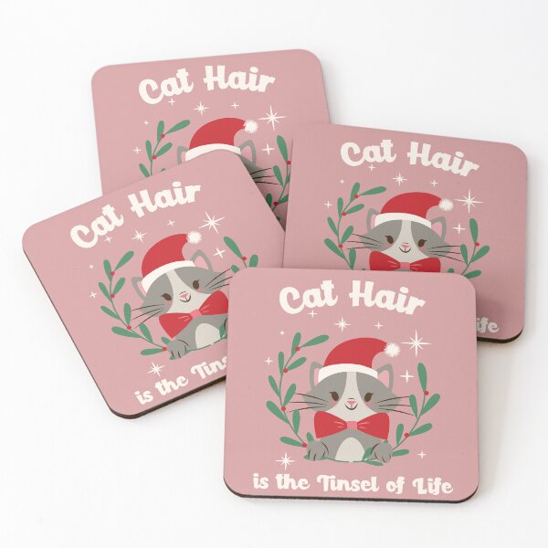 Item preview, Cat Hair is the Tinsel of Life designed and sold by thebluelift.