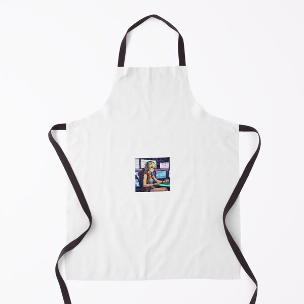 Item preview, Female hacker in cyberpunk inspired setting designed and sold by Cyberchill.