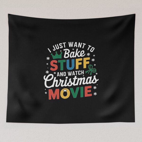 Item preview, Christmas Baking and Movie Night Design designed and sold by love3617.