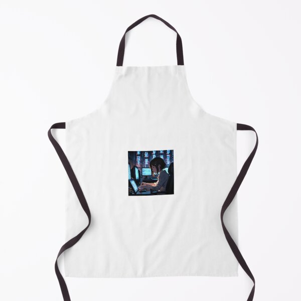 Item preview, Female hacker in cyberpunk inspired setting designed and sold by Cyberchill.