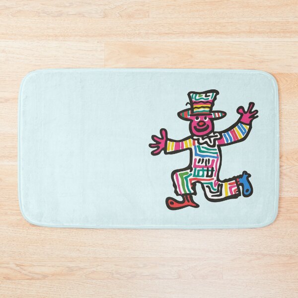 Item preview, Whimsical Pink Clown Patterned Suit 80s Pop Art designed and sold by Sturdust.