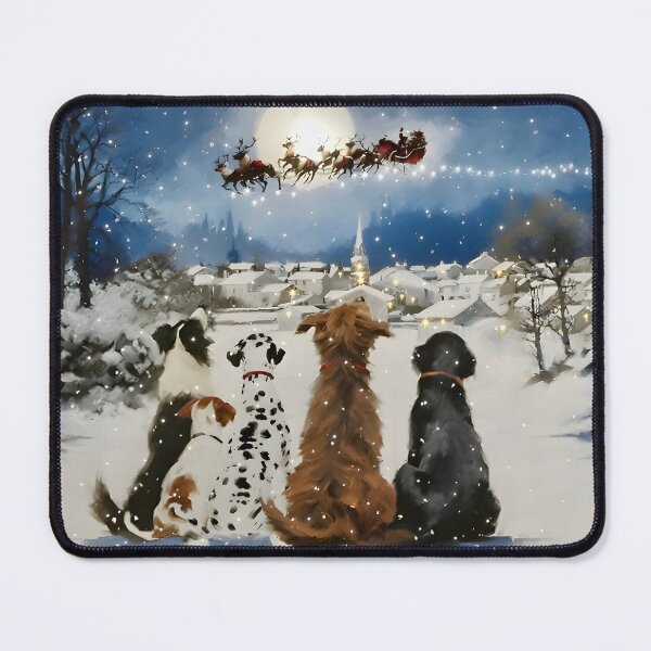 Item preview, Christmas dogs designed and sold by JeffriesArtCo.