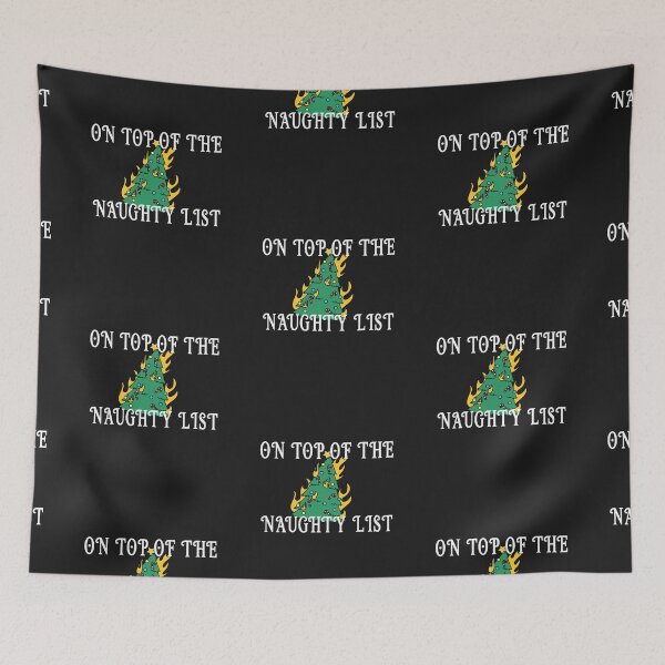 Item preview, On Top of the Naughty List designed and sold by ArtitudePrintLb.