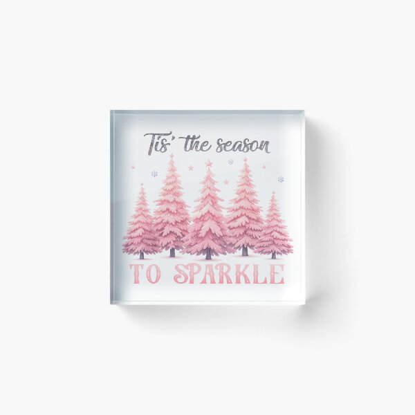 Item preview, Merry Christmas - Pink Christmas Tree - Winter season designed and sold by vallass.