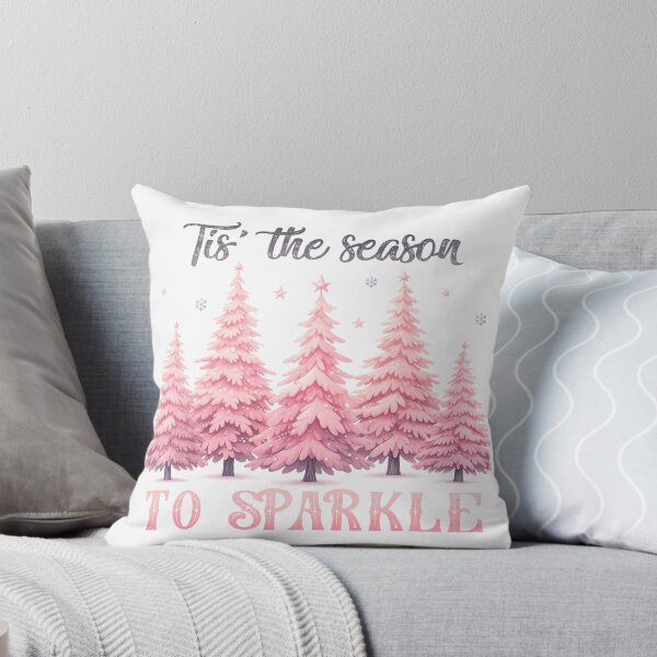 Item preview, Merry Christmas - Pink Christmas Tree - Winter season designed and sold by vallass.