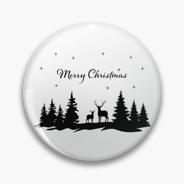 Item preview, Christmas Scene with Deer designed and sold by MagnoliaLake.