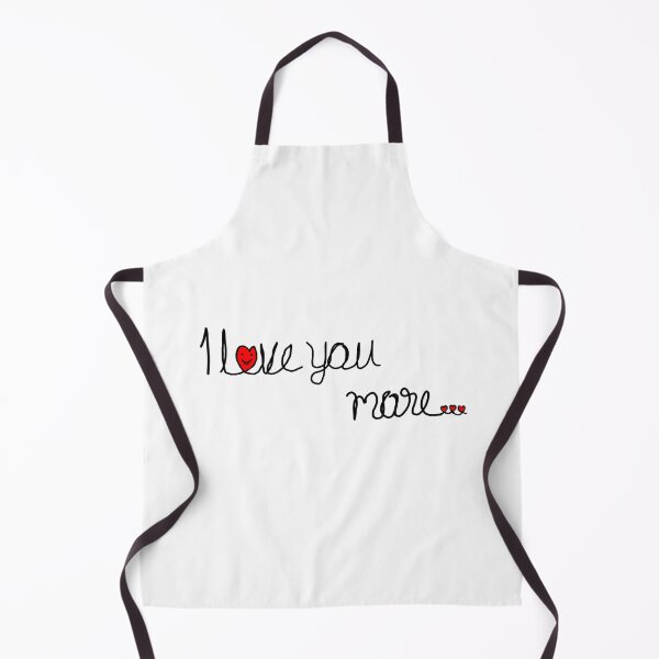 Item preview, Black colour I love you more with red herts typography designed and sold by Kitishop.