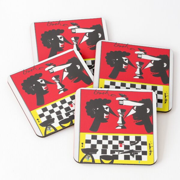 Item preview, Grand Duel - Abstract Chess Art designed and sold by M1KR0.
