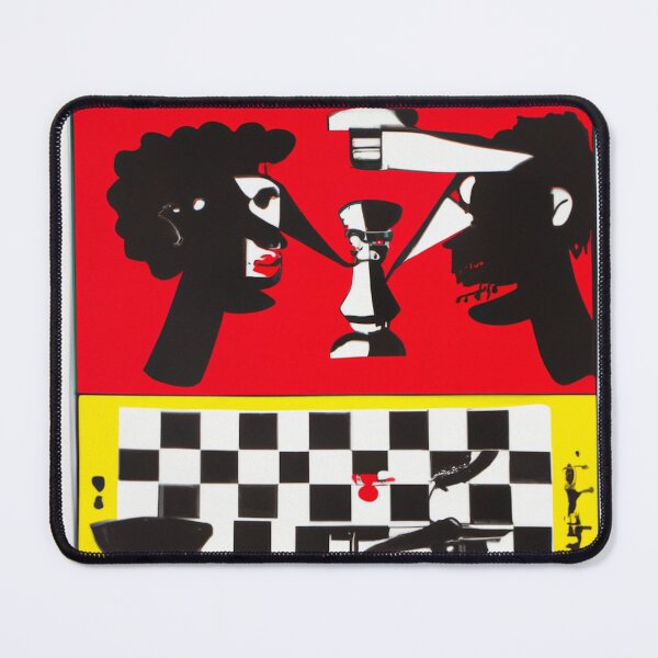 Item preview, Grand Duel - Abstract Chess Art designed and sold by M1KR0.