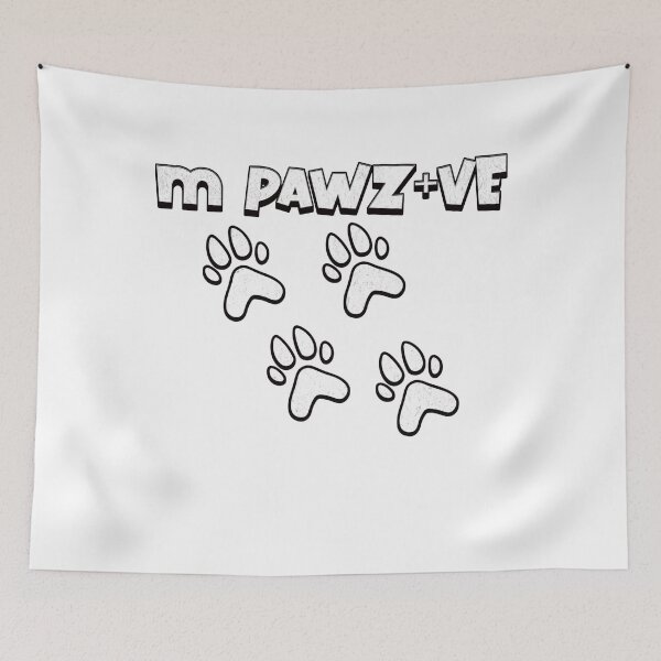 Item preview, M Pawz+ve white and black designed and sold by njaro.
