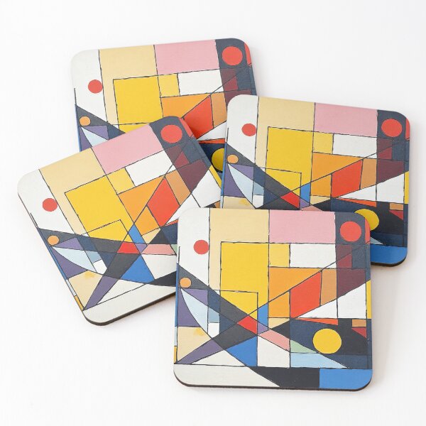 Item preview, Wassily Kandinsky Shapes Composition designed and sold by maniacfitness.