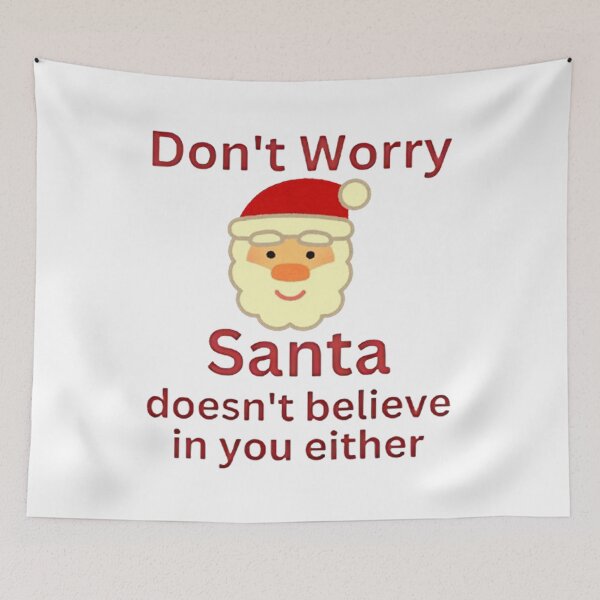 Item preview, Funny Christmas Santa Quotes designed and sold by Vicky021.