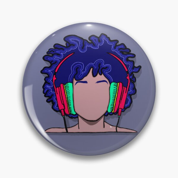 Item preview, Electric Vibes: Headphones and Waves designed and sold by HAFDesigns.
