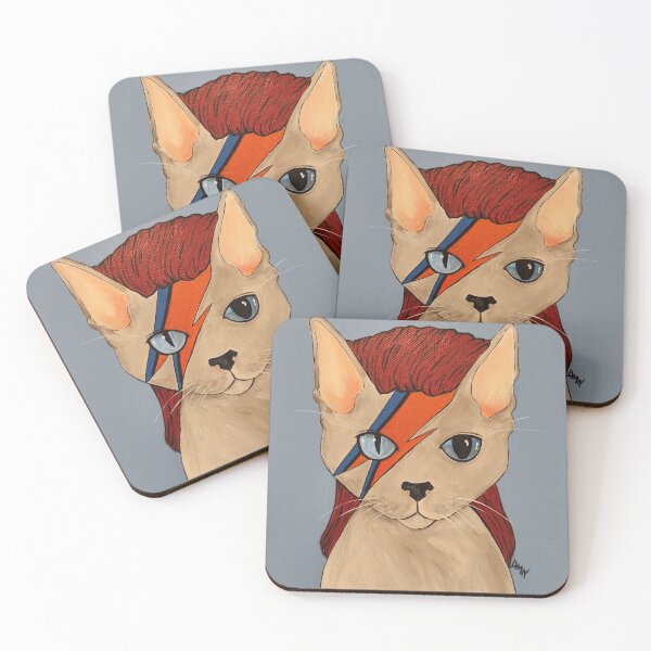 Item preview, Bowie Cat designed and sold by Noodlucci.