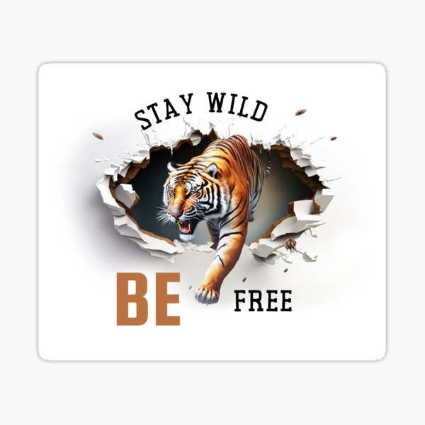 Be free Sticker