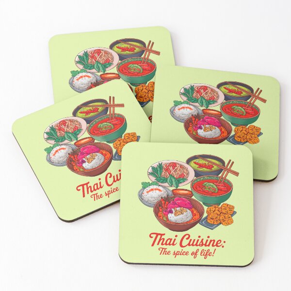 Item preview, Thai Cuisine The Spice Of Life Food Quote designed and sold by TheArtOfPat.