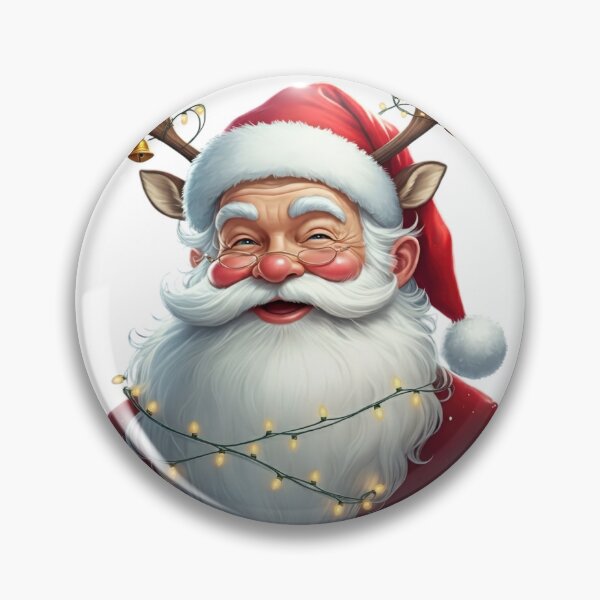 Artikelvorschau, Weihnachtsmann süße Zeichnung warm und gemütlich lächelnd fröhlich Weihnachten entworfen und verkauft von FlickerFrogByBO.