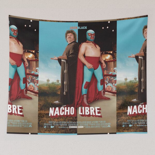 Item preview, Nacho Libre Movie Poster | Tshirt | Retro Halftone texture designed and sold by lilyvermilya.