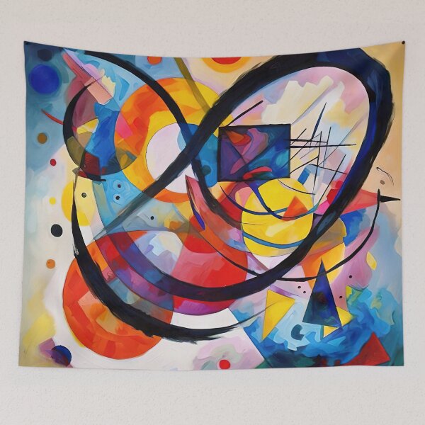 Item preview, Wassily Kandinsky Dynamic Composition designed and sold by maniacfitness.