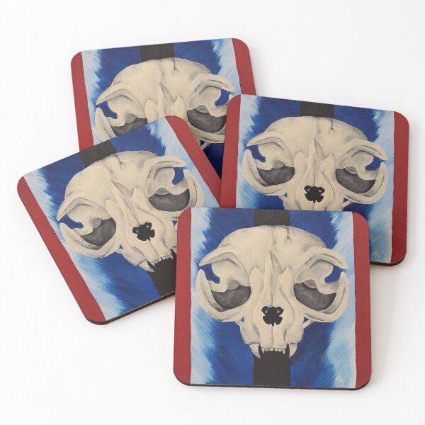 Item preview, Cat skull designed and sold by Noodlucci.