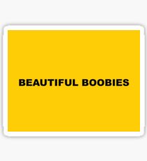 Beautiful Boobies by Post Malone Wow Sticker