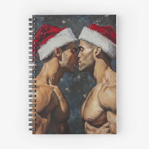 Item preview, Gay Art Print, Christmas Kiss designed and sold by DiGi007.