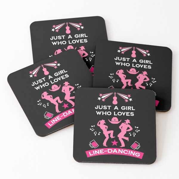 Item preview, Just A Girl Who Loves Line Dancing designed and sold by happygiftideas.