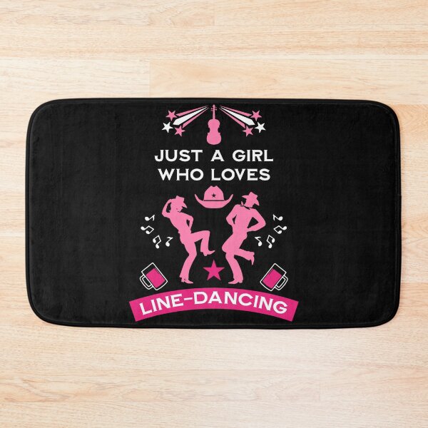 Item preview, Just A Girl Who Loves Line Dancing designed and sold by happygiftideas.